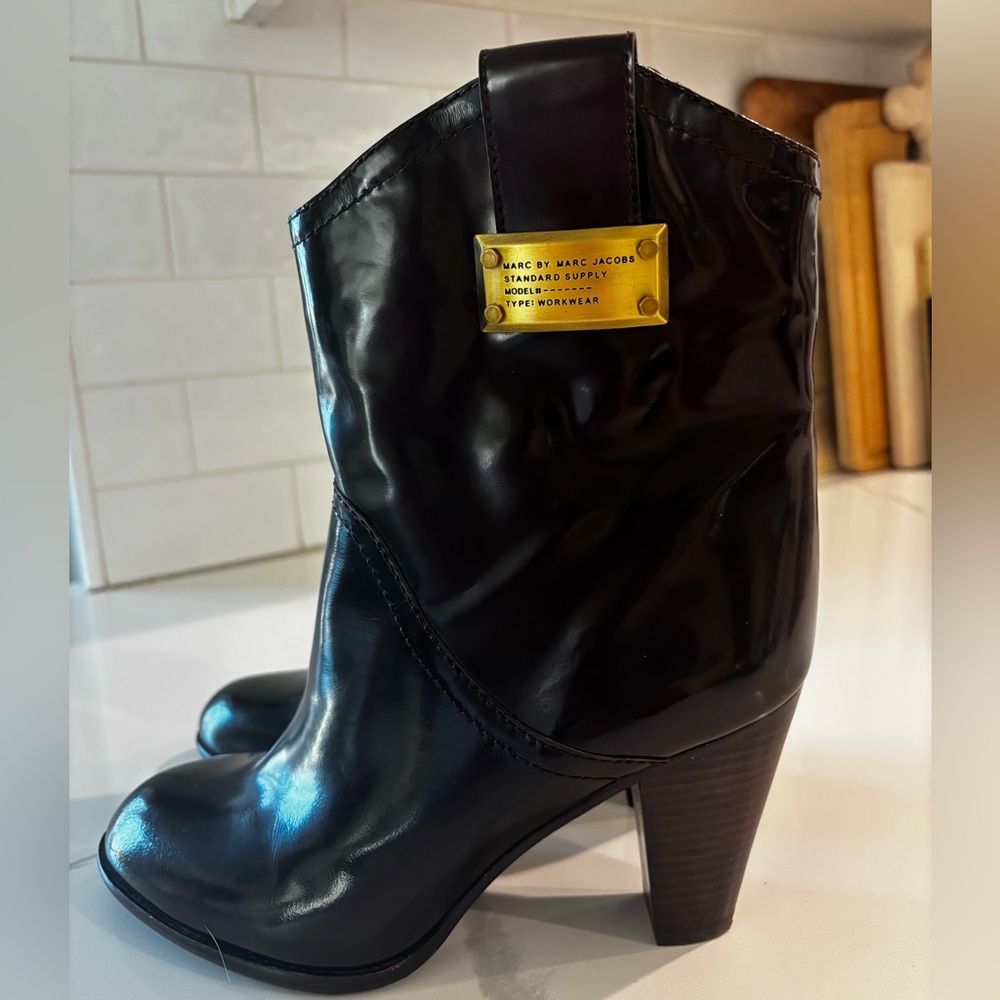 Marc Jacobs Maroon (Cherry Coke) Ankle Boots - Size 40 - New!